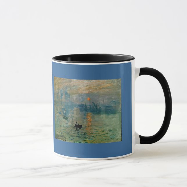 Monets Eindruck Sonnenaufgang (Soleil Levant) - 18 Tasse (Rechts)