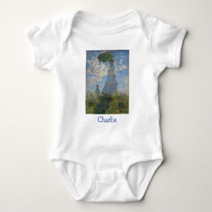 Monets Frau mit Sonnenschirm, beeindruckende Lands Baby Strampler