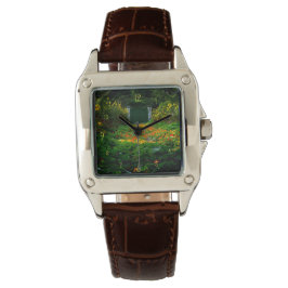 Monet's Garden, Giverny, Frankreich im Herbst Armbanduhr