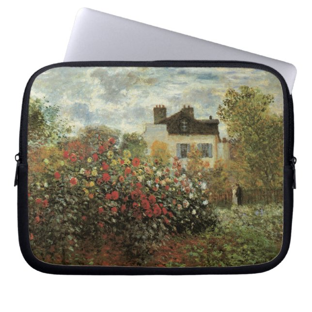 Monet's Garden in Argenteuil von Claude Monet Laptopschutzhülle (Vorderseite)