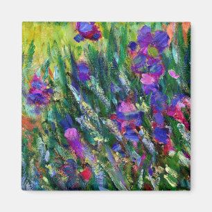 Monets Iris-Garten in Giverny Magnet