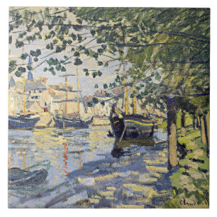 Monets Kunstwerk, Seine bei Rouen, Fliese