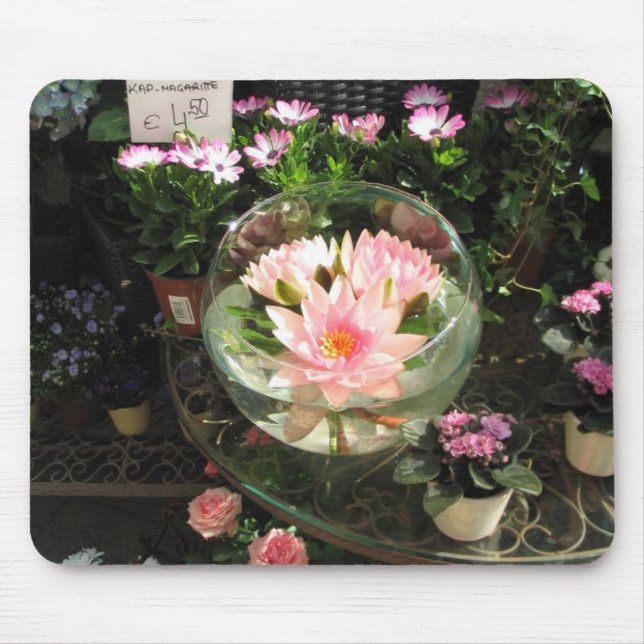 Monets Lilien Mousepad (Vorne)