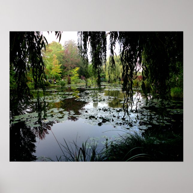 Monets Lily Pond, Giverny, Frankreich Poster (Vorne)