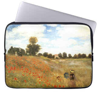 Monets "Mohnfeld bei Argenteuil" Laptop-Hülle Laptopschutzhülle