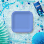 Monets Seerosen Mix and Match Pappteller<br><div class="desc">Seerosen, 1919 berühmtes Gemälde von Claude Monet, mit farblich abgestimmten Volltönen rosa-lila und Monet-Blau, zum Mischen und Anpassen.</div>