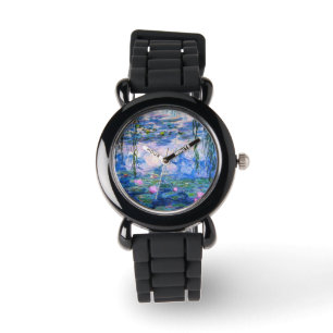 Monets Wasser-Lilien Armbanduhr