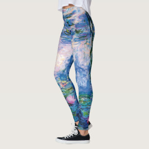 Monets Wasser-Lilien Leggings
