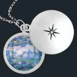 Monets Wasser-Lilien Sterling Silberkette<br><div class="desc">Monets Wasser-Lilien.
Besichtigen Sie bitte meinen Speicher für interessanteren Entwurf und mehr Farbeauserlesenes => zazzle.com/iwheels*</div>