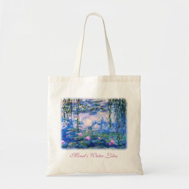 Monets Wasser-Lilien Tragetasche (Vorne)