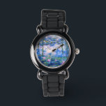 Monets Water Lilies Armbanduhr<br><div class="desc">Monets Wasserlilien. Bitte besuchen Sie mein Geschäft für mehr interessantes Design und mehr Farbwahl. => zazzle.com/iwheels*</div>
