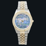 Monets Water Lilies Armbanduhr<br><div class="desc">Monets Wasserlilien. Bitte besuchen Sie mein Geschäft für mehr interessantes Design und mehr Farbwahl. => zazzle.com/iwheels*</div>