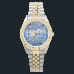 Monets Water Lilies Armbanduhr<br><div class="desc">Bitte besuchen Sie mein Geschäft für mehr interessantes Design und mehr Farbwahl. => zazzle.com/iwheels*</div>