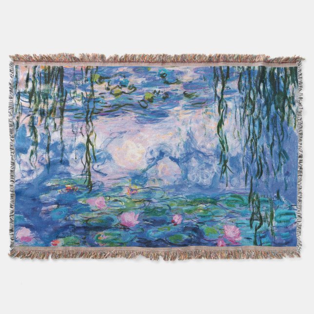 Monets Water Lilies Decke (Vorderseite)