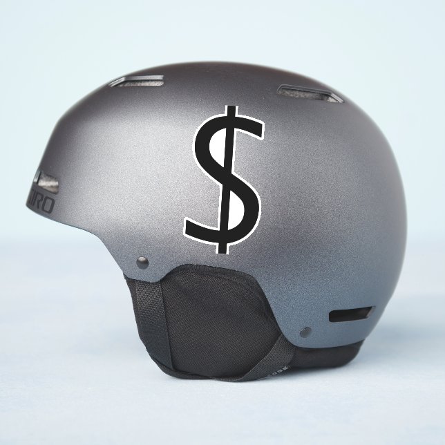 Money-Logo Aufkleber (Helmseite)