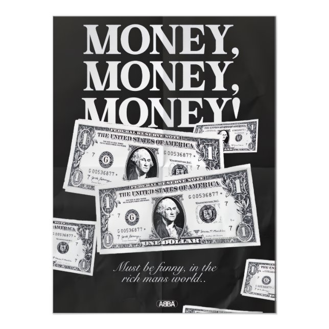 Money Mindset Ästhetik Poster (Vorne)