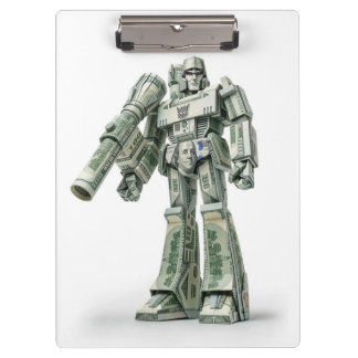Money Origami Mega Tron Roboter Klemmbrett