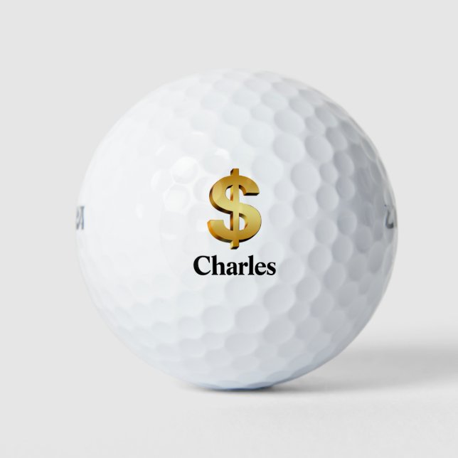 Money Shot Personalisierte Golfbälle (Vorderseite)