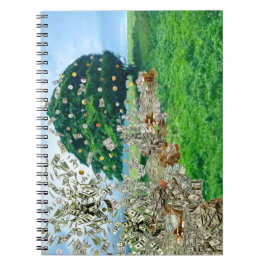 Money Tree Spiral Notebook Notizblock