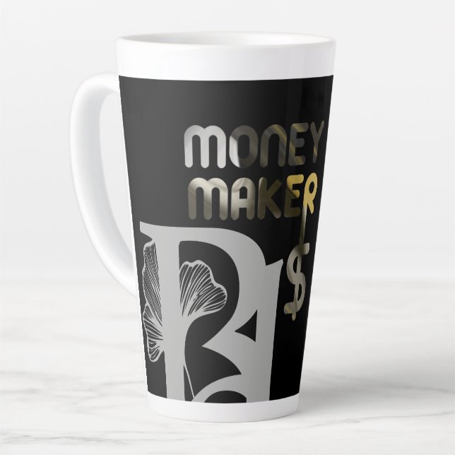 MONEYMAKER Latte Mug Abstrait Intérieur Maison Noi (Angle gauche)