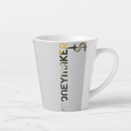 MONEYMAKER Latte Tasse Abstrakt Räume Zuhause Schw