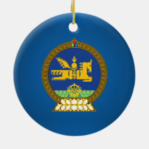 Mongole (mongolisches Emblem Keramik Ornament