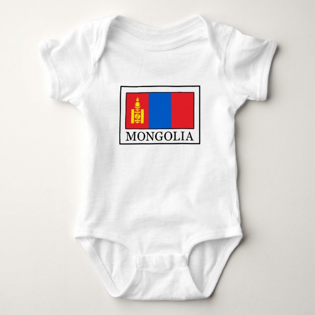 Mongolei Baby Strampler (Vorderseite)