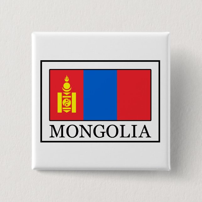 Mongolei Button (Vorderseite)