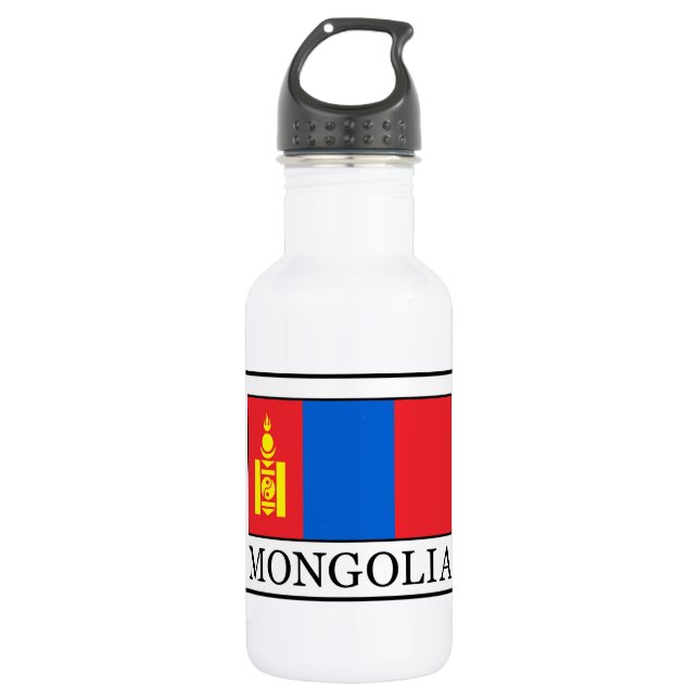 Mongolei Edelstahlflasche (Vorderseite)