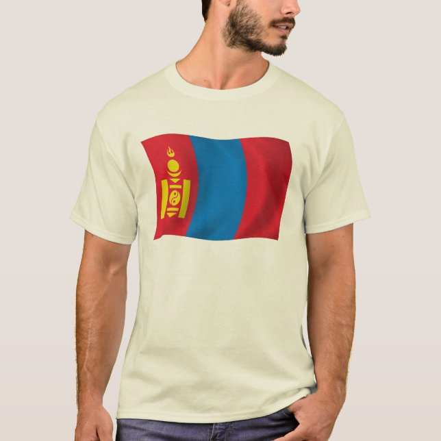Mongolei Flag Shirt (Vorderseite)