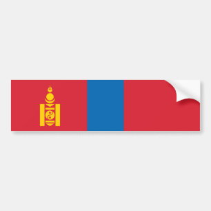Mongolei-Flagge Autoaufkleber