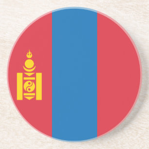 Mongolei-Flagge Getränkeuntersetzer