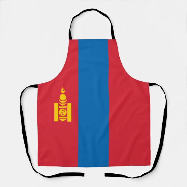 Mongolei-Flagge Schürze (Vorderseite)