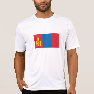 Mongolei-Flagge T-Shirt