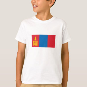 Mongolei-Flagge T-Shirt