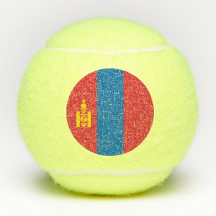 Mongolei-Flagge Tennisbälle