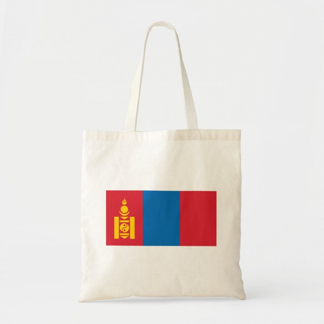 Mongolei-Flagge Tragetasche (Vorne)