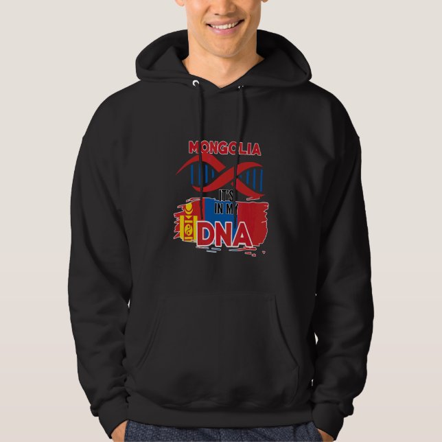 Mongolei in meinem Blut Hoodie (Vorderseite)