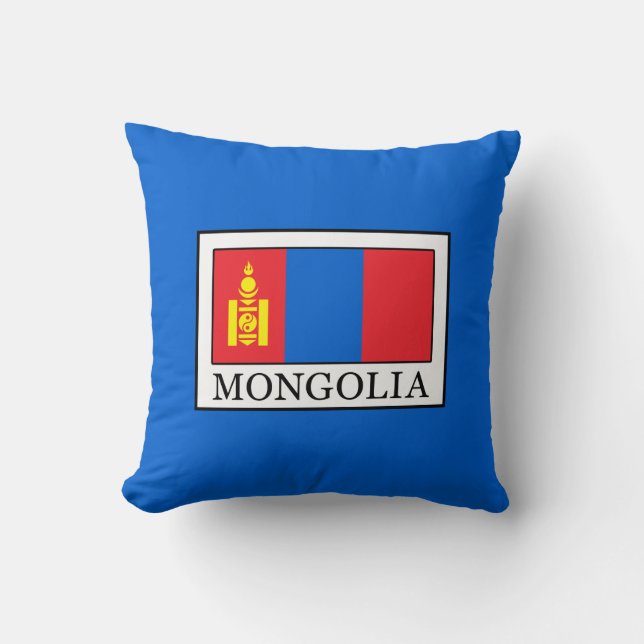 Mongolei Kissen (Vorderseite)