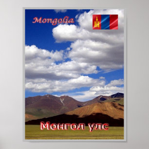 Mongolei - Landschaft - Poster