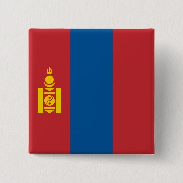 Mongolei (Mongolei) Button (Vorderseite)