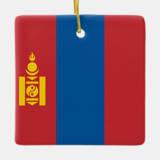 Mongolei (Mongolei) Keramikornament (Vorderseite)