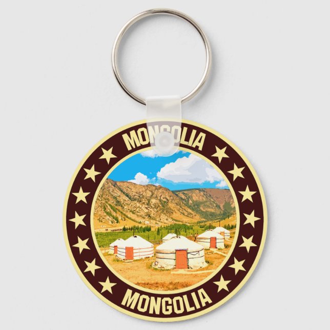 Mongolei Schlüsselanhänger (Vorderseite)