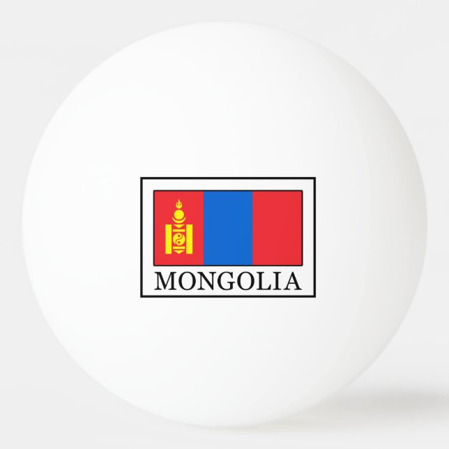 Mongolei Tischtennisball (Vorderseite)