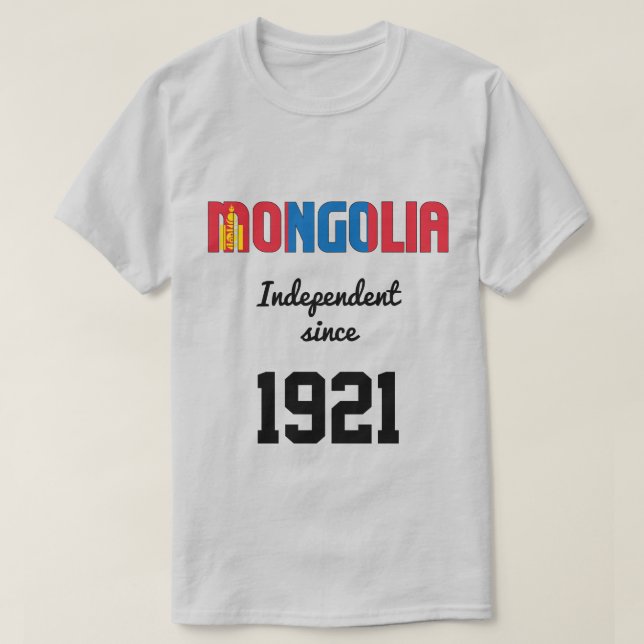 Mongolei - Unabhängigkeitsfeier T-Shirt (Design vorne)