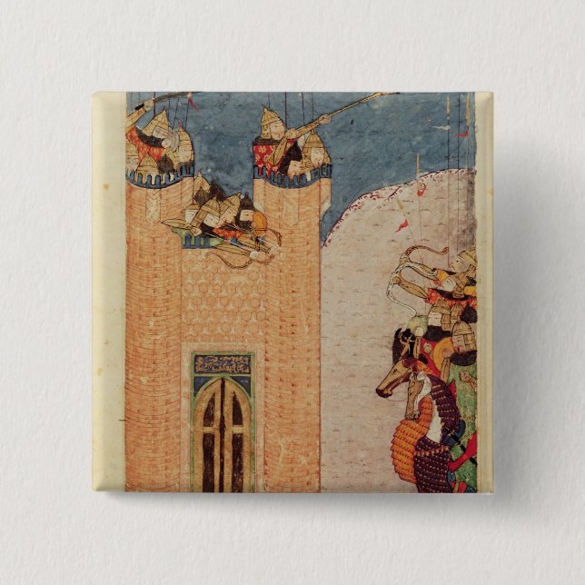 Mongolen Button (Vorderseite)