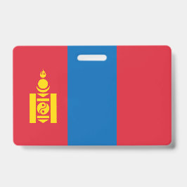 Mongolia flag ausweis