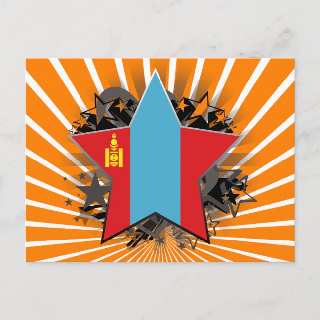 Mongolia Star Postkarte (Vorderseite)