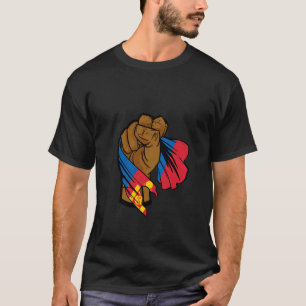 Mongolische Flagge Mongolische Wurzeln Mongolische T-Shirt