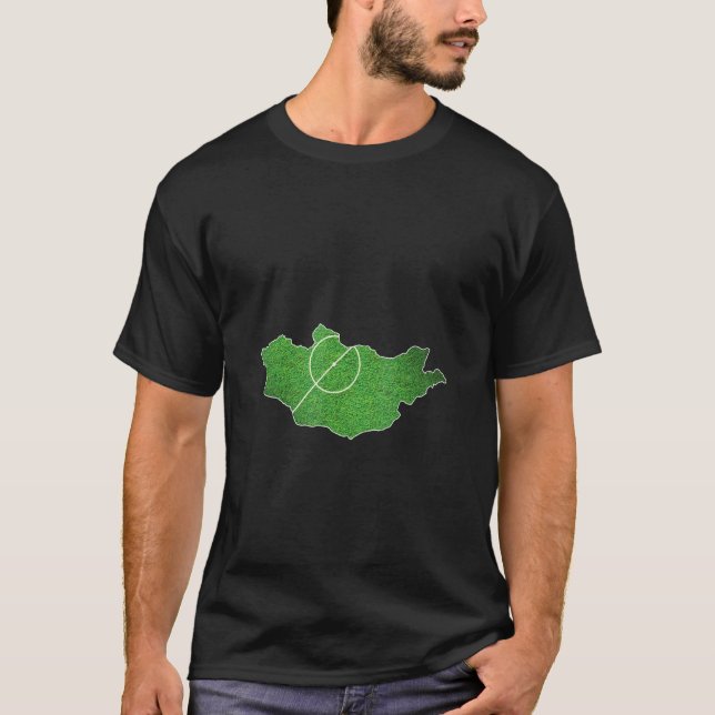 Mongolischer Fußballplatz T-Shirt (Vorderseite)